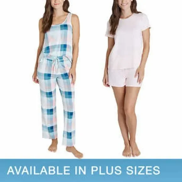 Eddie Bauer Ladies' 4-Piece Pajama Set - Picture 1 of 4